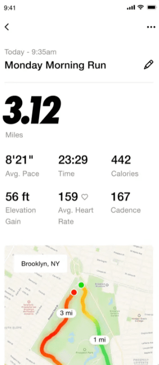 Nike Run Club - App para correr