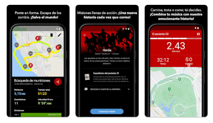 Zombis Run - App para correr