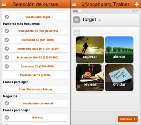 Aplicaciones gratuitas para aprender inglés aprende palabras