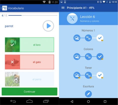 Aplicaciones gratuitas para aprender inglés Bussu