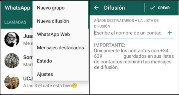 Trucos de WhatsApp que tal vez nop conocías nueva difusión