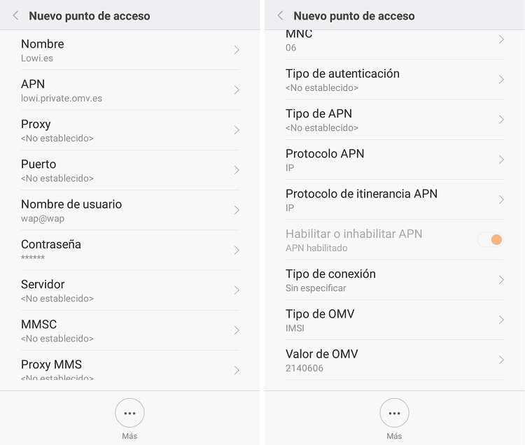 Cómo configurar internet en un móvil Xiaomi