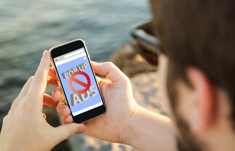 Un anuncio emergente con el texto "POP UP ADS": cómo quitar la publicidad en Android