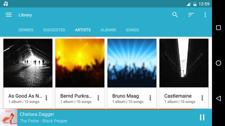 Shuttle Music Player