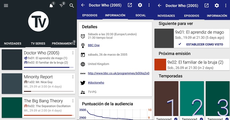Apps para seguir tu calendario de series de televisión en este otoño