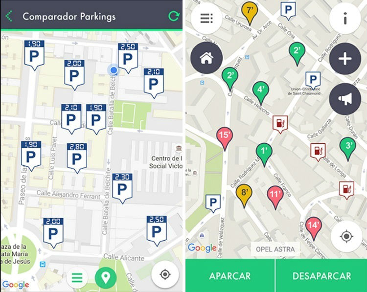 Las mejores aplicaciones para buscar aparcamiento en tu ciudad