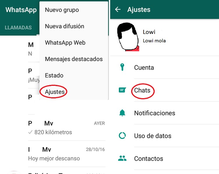 Cómo recuperar tus chats de WhatsApp