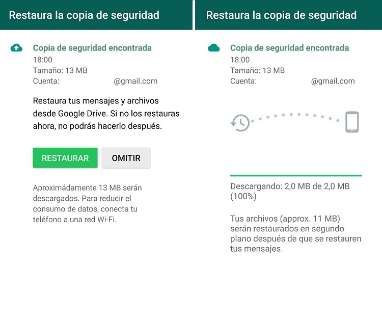 Como recuperar una conversacion de WhatsApp borrada