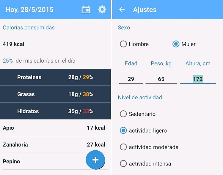Aplicaciones para contar calorías y tomar el control de las navidades