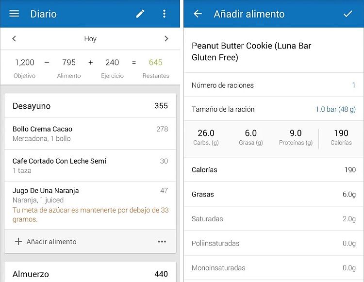 Aplicaciones para contar calorías y tomar el control de las navidades