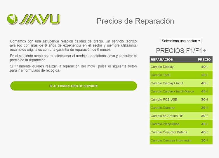 Los móviles chinos con servicio técnico en España