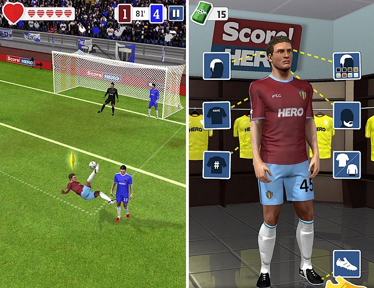 Víciate con estos juegos de fútbol para Android