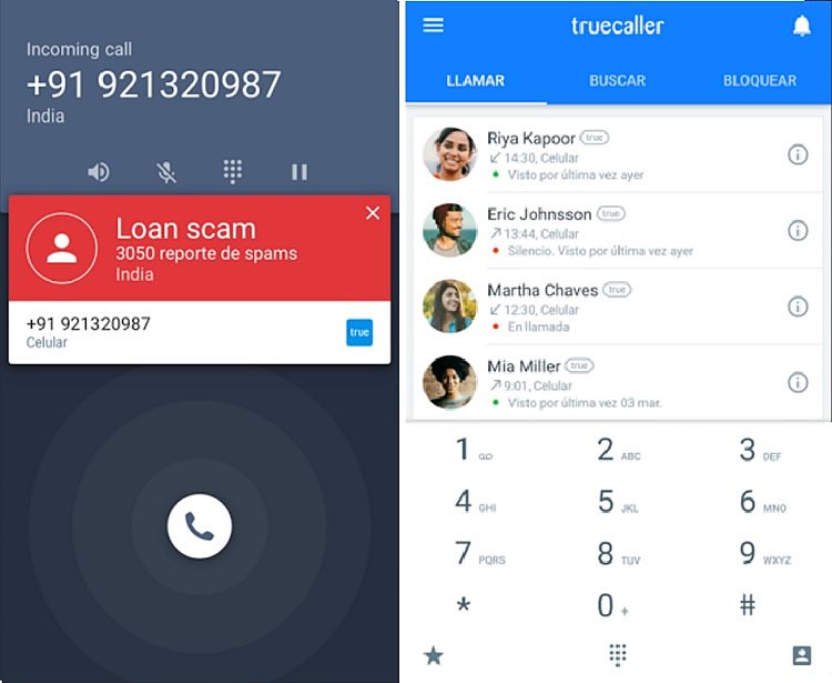 Cómo saber quién te llama con Truecaller