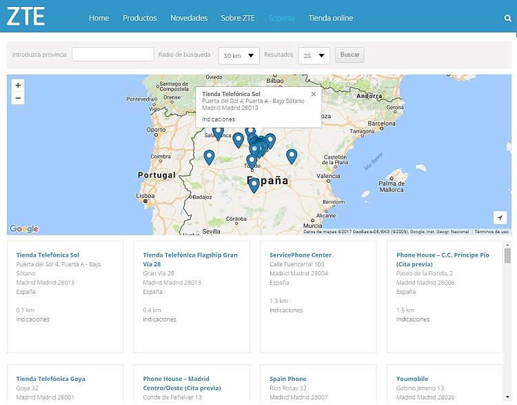 Los móviles chinos con servicio técnico en España