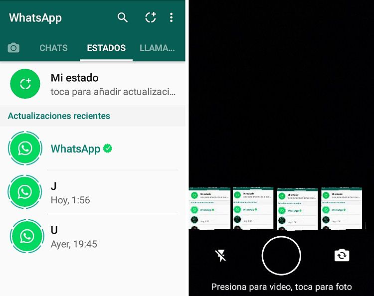 ¿Vídeos de WhatsApp como estado? Parece que ya es una realidad