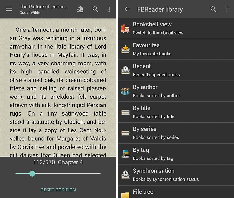 Aplicaciones para leer ebooks en tu móvil tumbado en el sofá