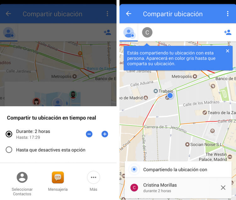 compartir ubicacion
