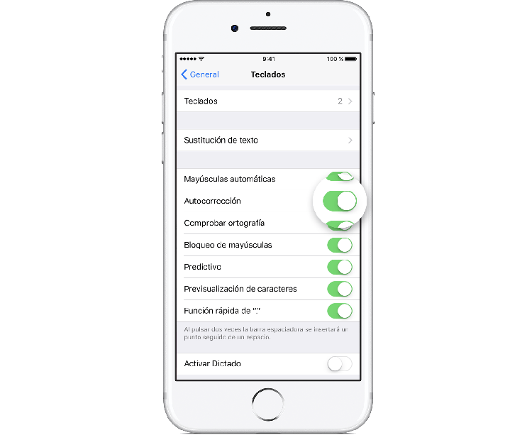 autocorrector iphone