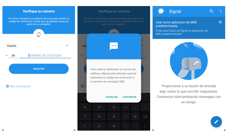 aignal private messenger chat