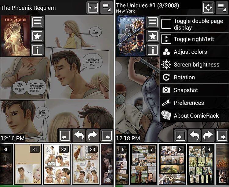 Comicrack: Aplicaciones para leer ebooks en tu móvil tumbado en el sofá
