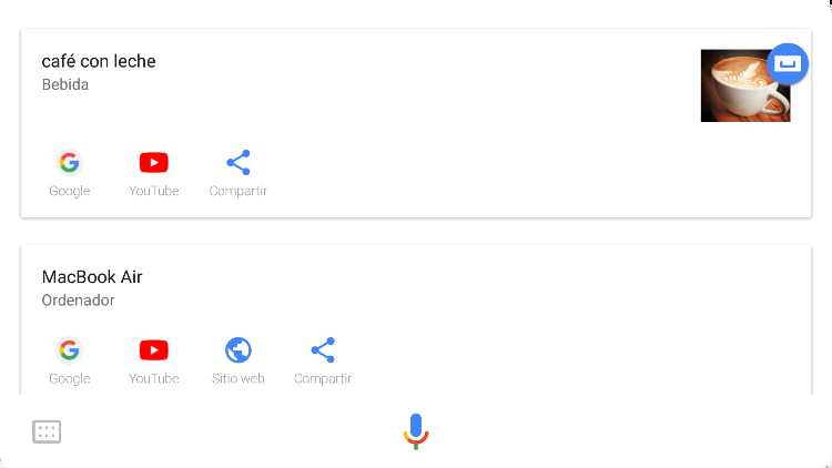Google lens información