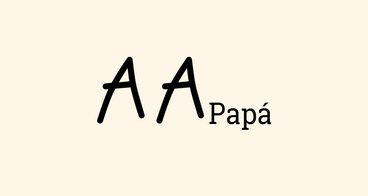 Ilustración que pone "AA Papá", nomenclatura usada para contactos de emergencia