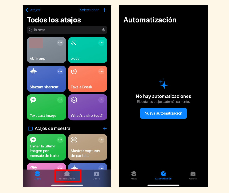 Paso 1 - Como configurar un mensaje programado en iOS