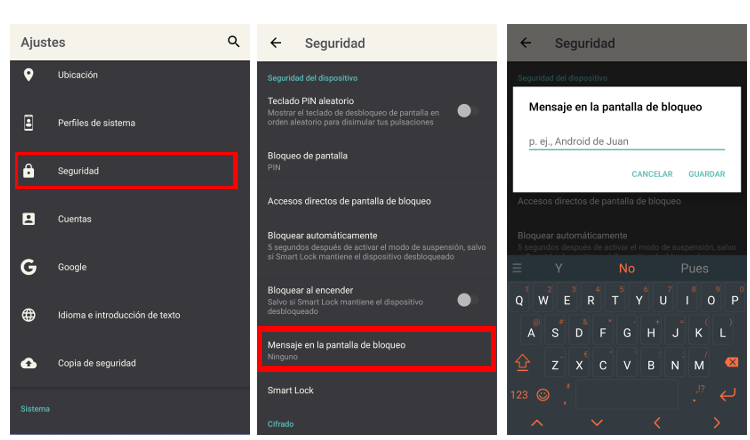 contacto caso de emergencia