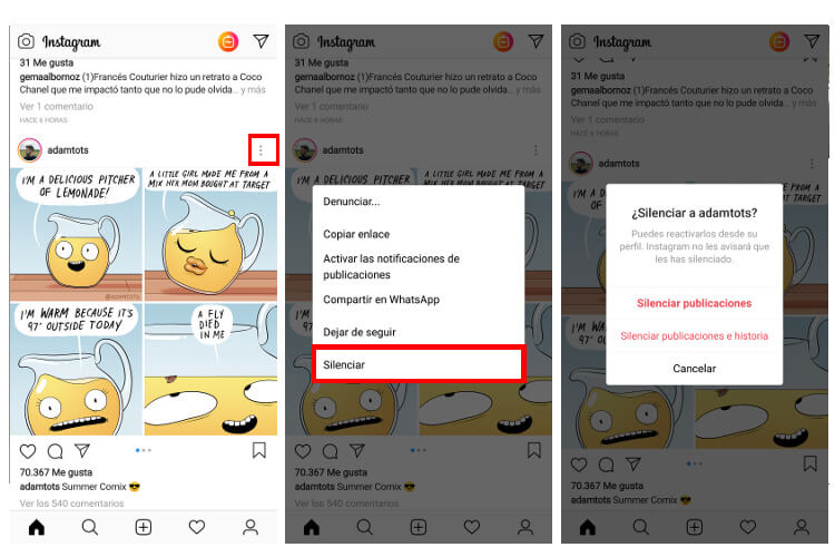 tonto menta dentro de poco Qué es la opción de «Silenciar» en Instagram? - El Blog de Lowi