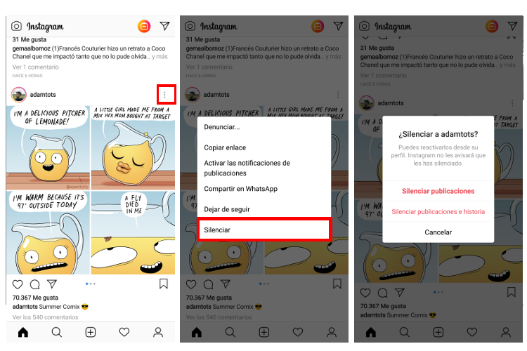 Qué Es La Opción De Silenciar En Instagram El Blog De Lowi