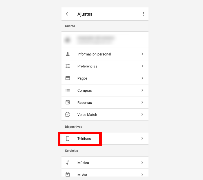 desactivar Google assitant paso 3