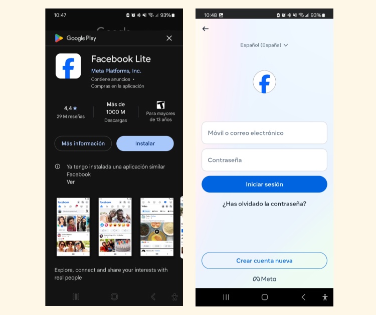 Facebook Lite Facebook Lite