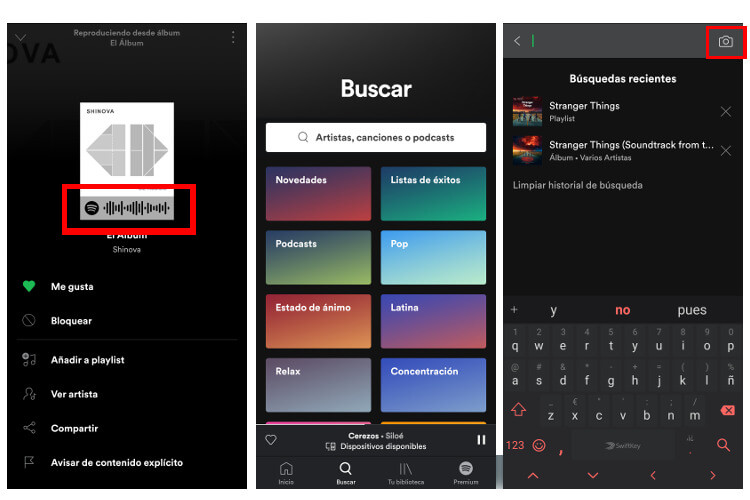 Trucos Spotify para capturar canción