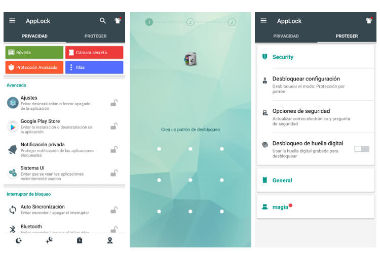 Bloquear aplicaciones con App Lock