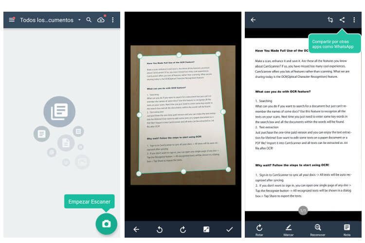 Cam Scanner app