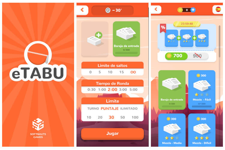 app tabú en el móvil