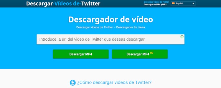 Descargando vídeos con Video Downloader para twitter