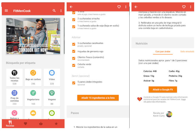 Fitmencook app