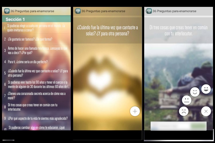 App 36 preguntas para enamorarse