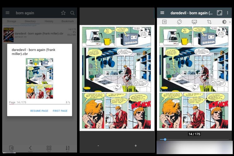 Leer comics en Comic Screen para Android