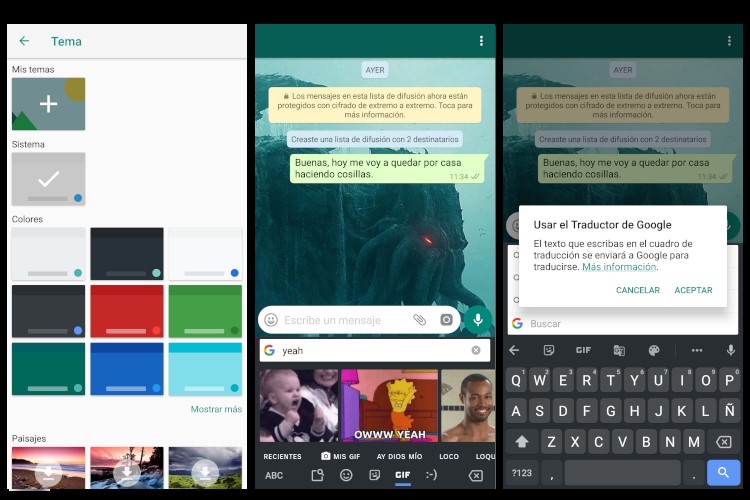 Funciones de Gboard de Android