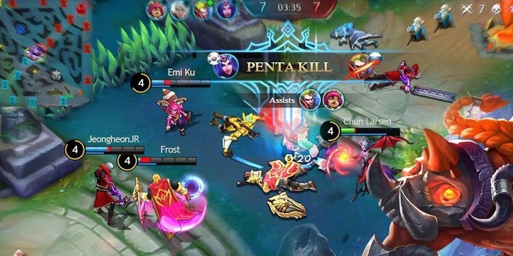 Mobile Legends Bang Bang en el móvil