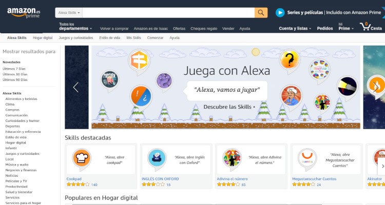 Skills en Amazon