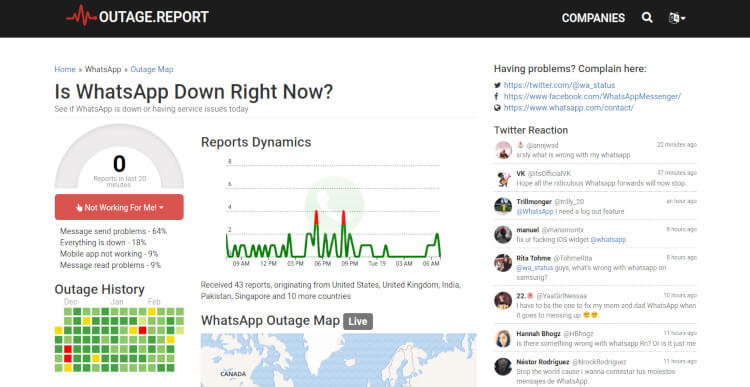 Outage Report