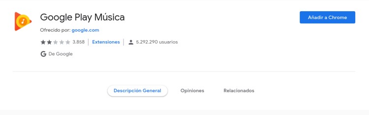 descargar google play music