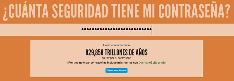 Comprobar si mi contraseña es segura