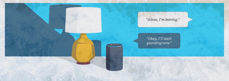 funcionamiento de alexa guard