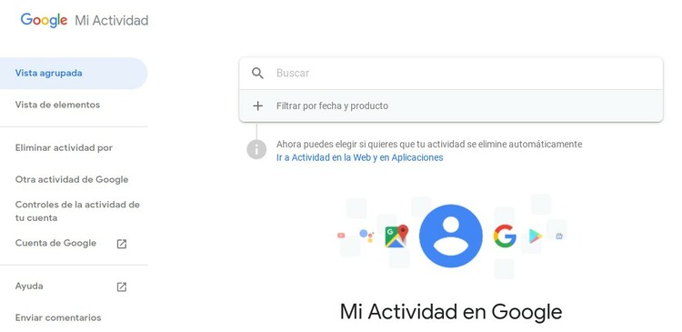 mi actividad google