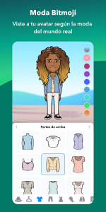 Crear avatares con Bitmoji