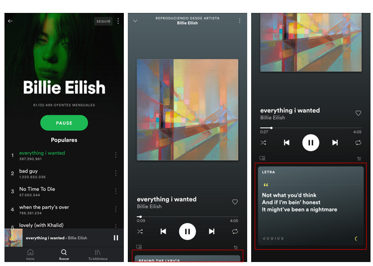 Como Ver Las Letras De Las Canciones En Spotify - El Blog De Lowi